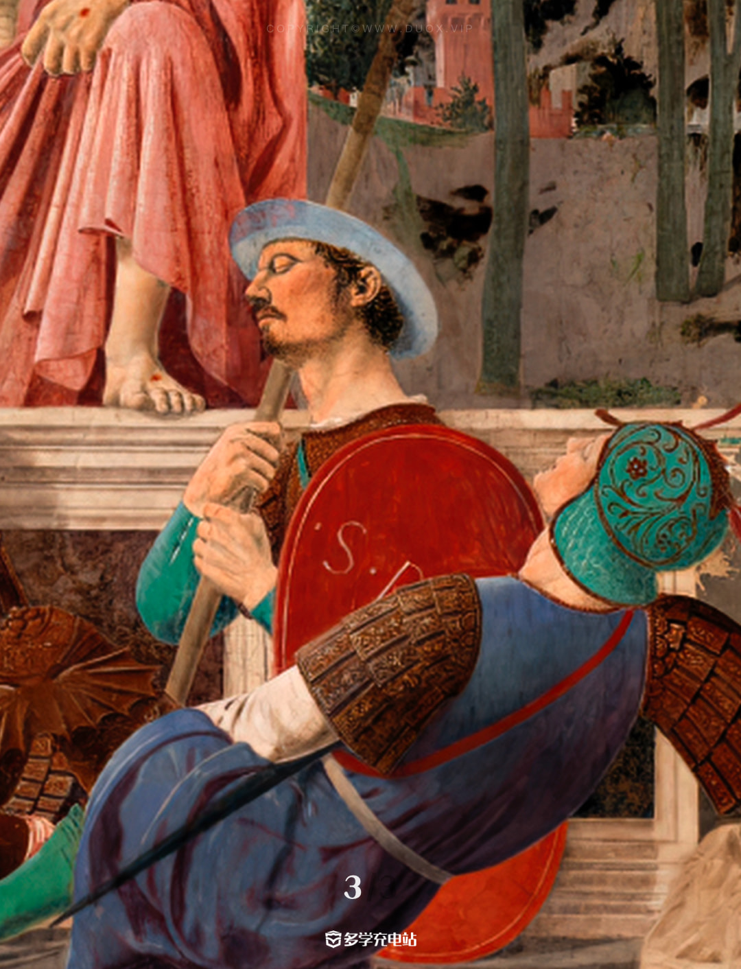 名画欣赏｜拯救一座城的画作《基督复活》弗朗切斯卡