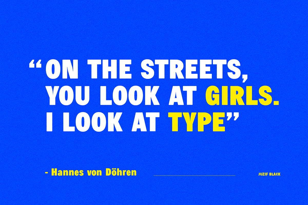 免费非衬线字体 Juzif Sans Serif Demo