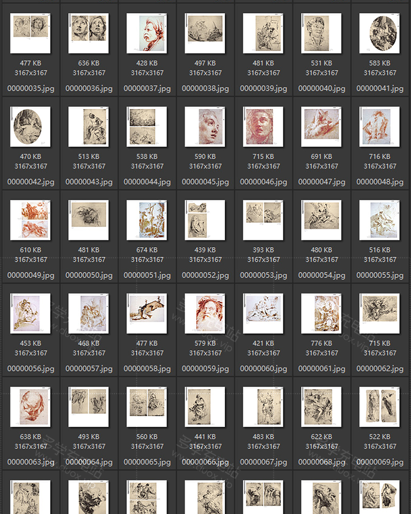 提埃波罗Giovanni Battista 17世纪油画合集包 JPG 160副 366MB H009
