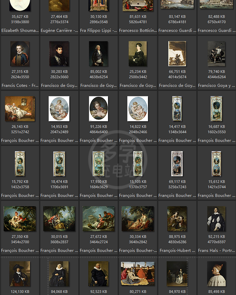 美国弗里克美术馆藏油画艺术作品合集 200副 [TIF/11.08GB] B018