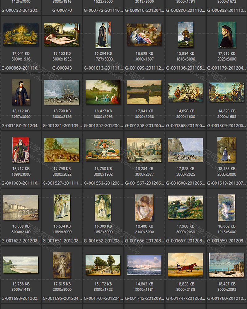 美国华盛顿国立美术馆藏油画艺术作品合集 1590副 [TIF/30.84GB] B020