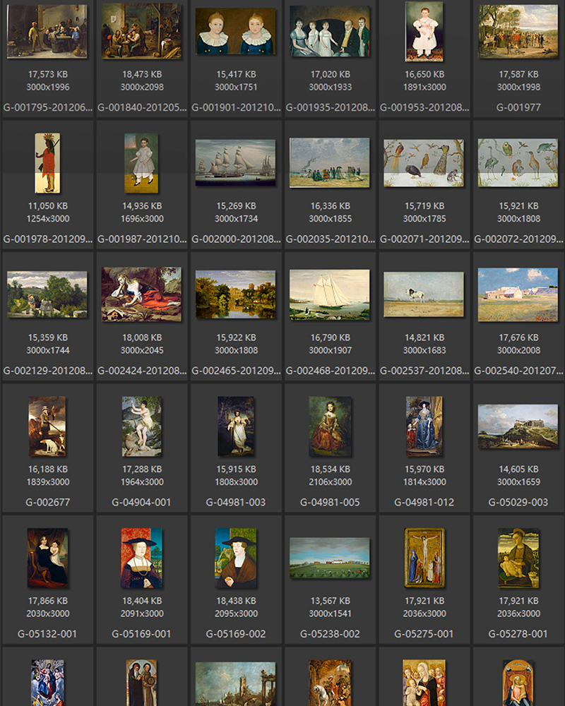 美国华盛顿国立美术馆藏油画艺术作品合集 1590副 [TIF/30.84GB] B020
