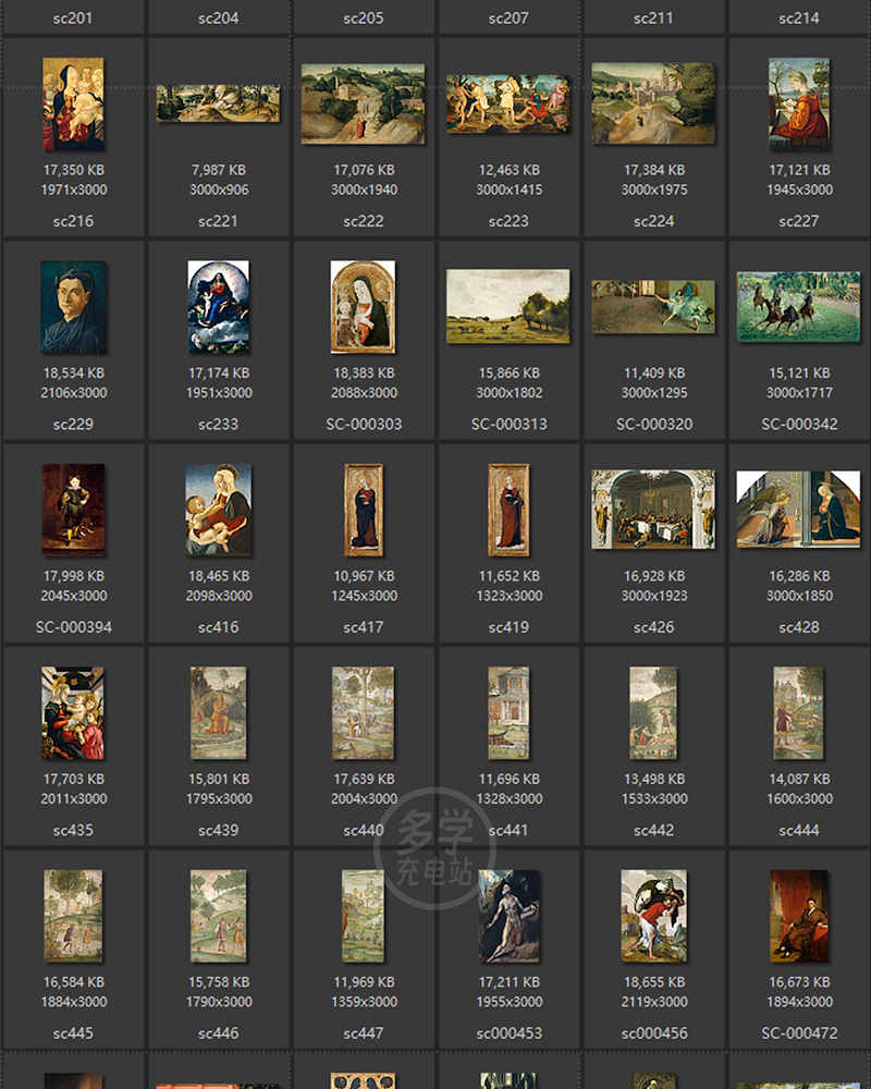 美国华盛顿国立美术馆藏油画艺术作品合集 1590副 [TIF/30.84GB] B020