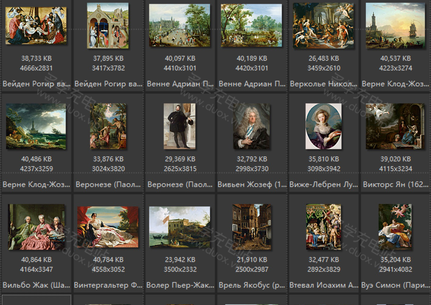 美国洛杉矶保罗盖蒂美术馆藏油画艺术作品合集 372副 [TIF/11.62GB] B021