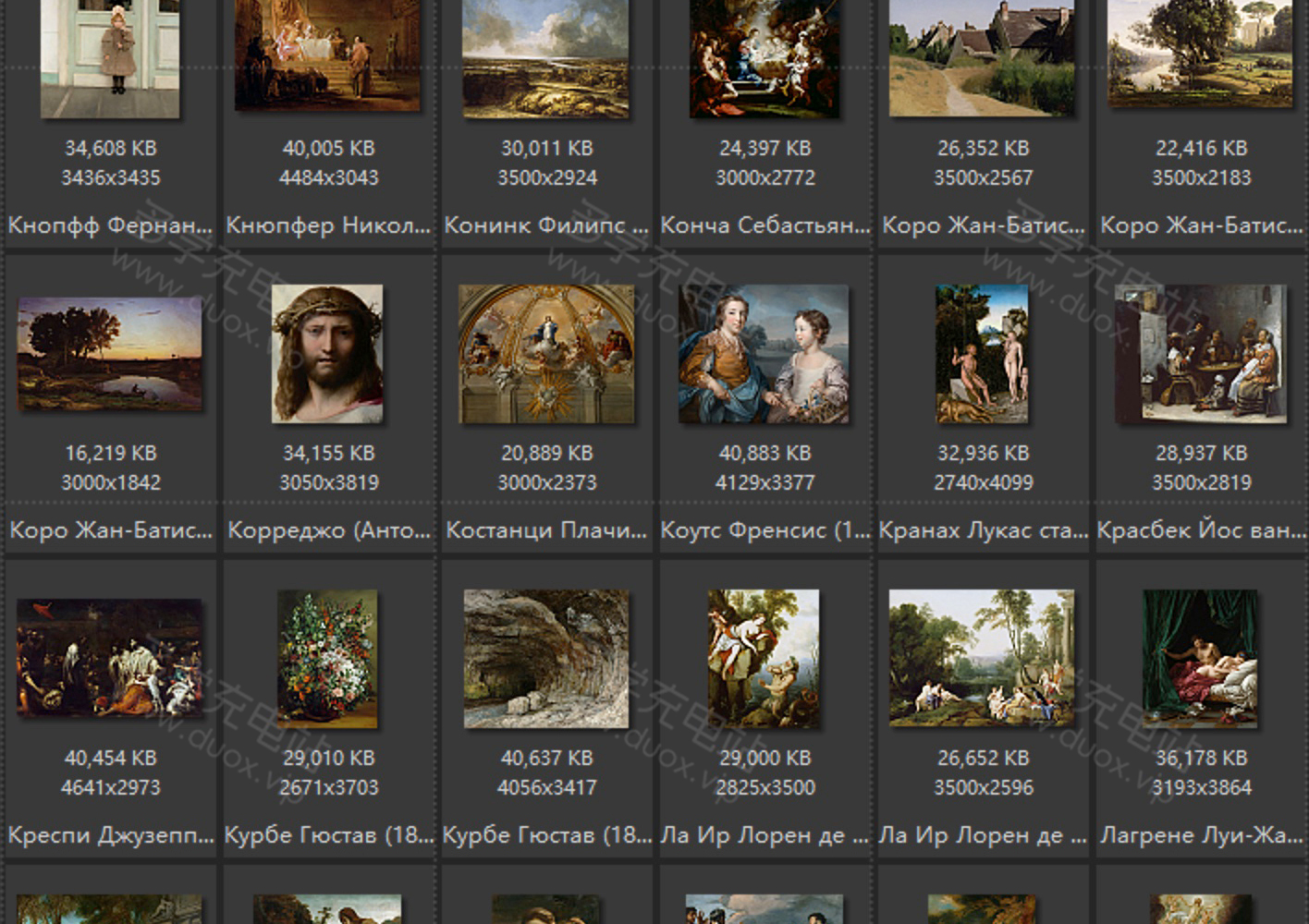 美国洛杉矶保罗盖蒂美术馆藏油画艺术作品合集 372副 [TIF/11.62GB] B021