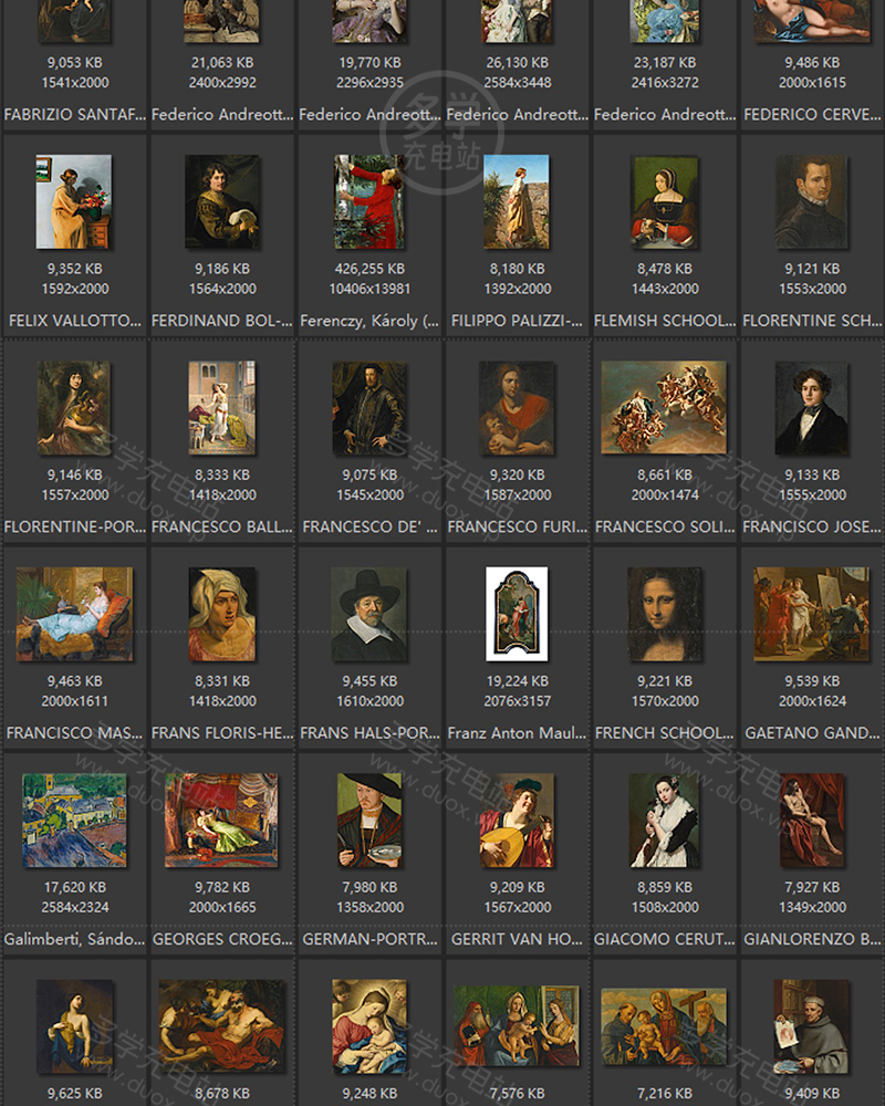 匈牙利国家美术馆藏油画艺术作品合集 246副 [TIF/10.85GB] B027