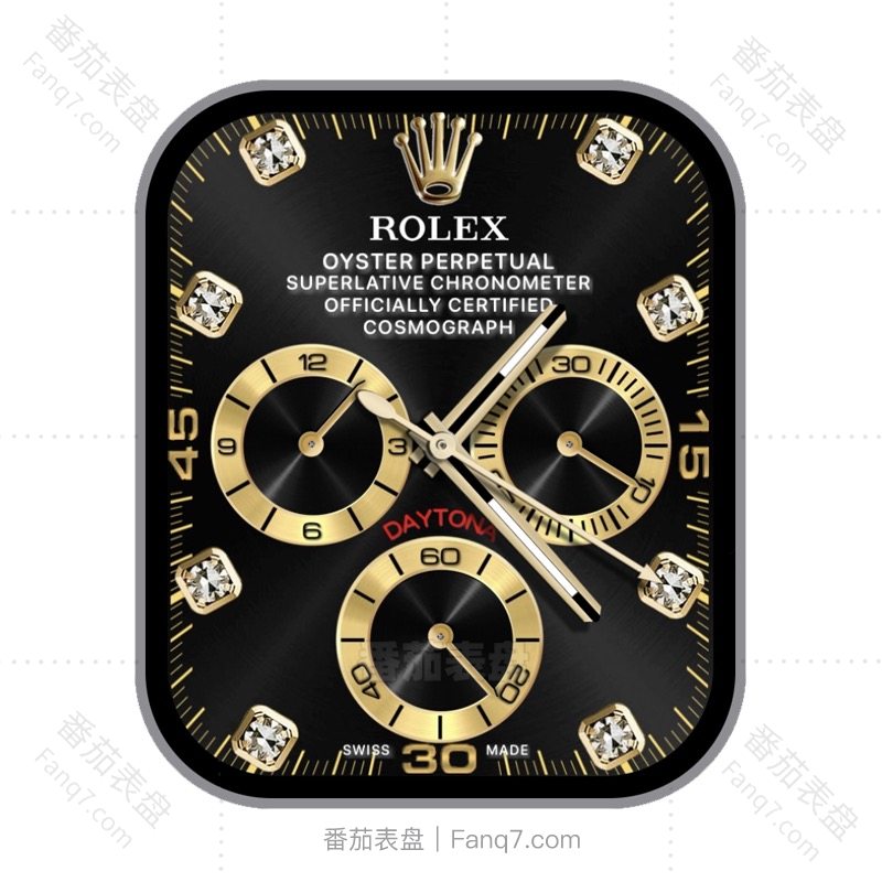 rolex劳力士复杂宝石亮闪闪表盘.clock
