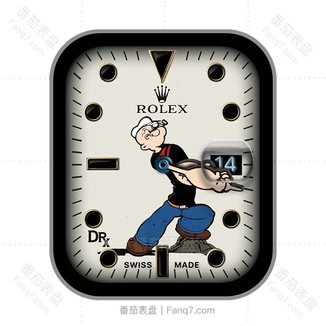 ROLEX劳力士大力水手日志简约刻度指针表盘.clock&clcok2