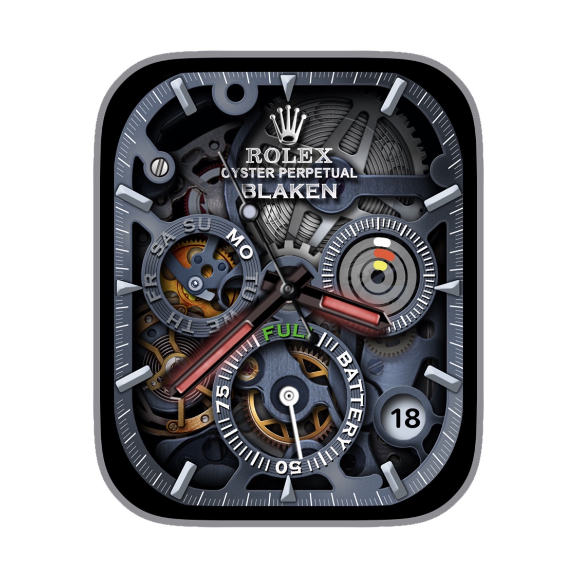 Rolex劳力士高级机械金属灰三盘式年历Ultra专用表盘.clock&clcok2