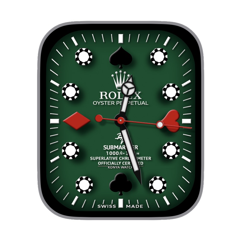 ROLEX劳力士潜航者型深绿棋牌动态刻度指针ultra表盘.clock&clcok2