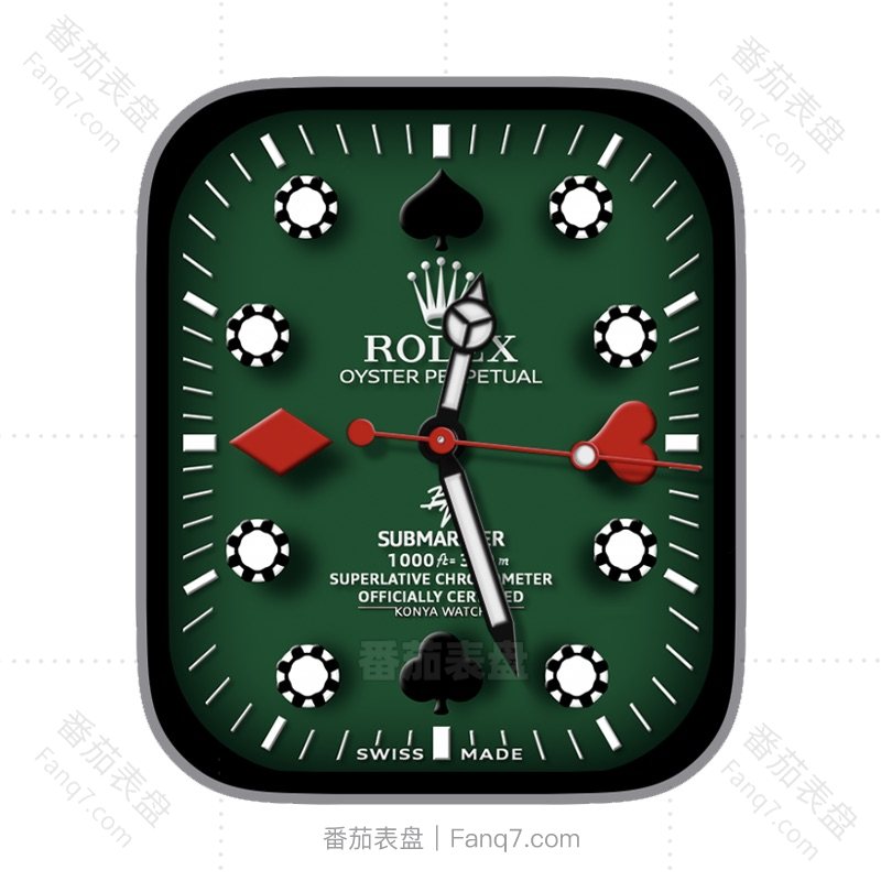 ROLEX劳力士潜航者型深绿棋牌动态刻度指针ultra表盘.clock&clcok2