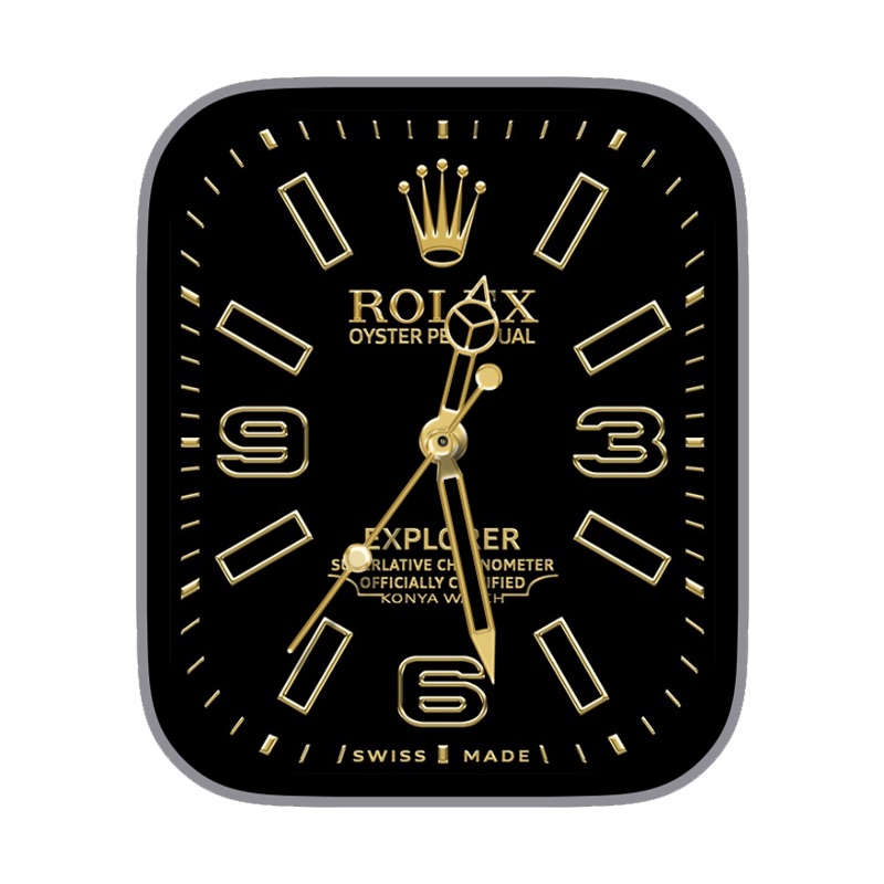 ROLEX劳力士探险家型黑金动态刻度指针ultra表盘.clock&clcok2