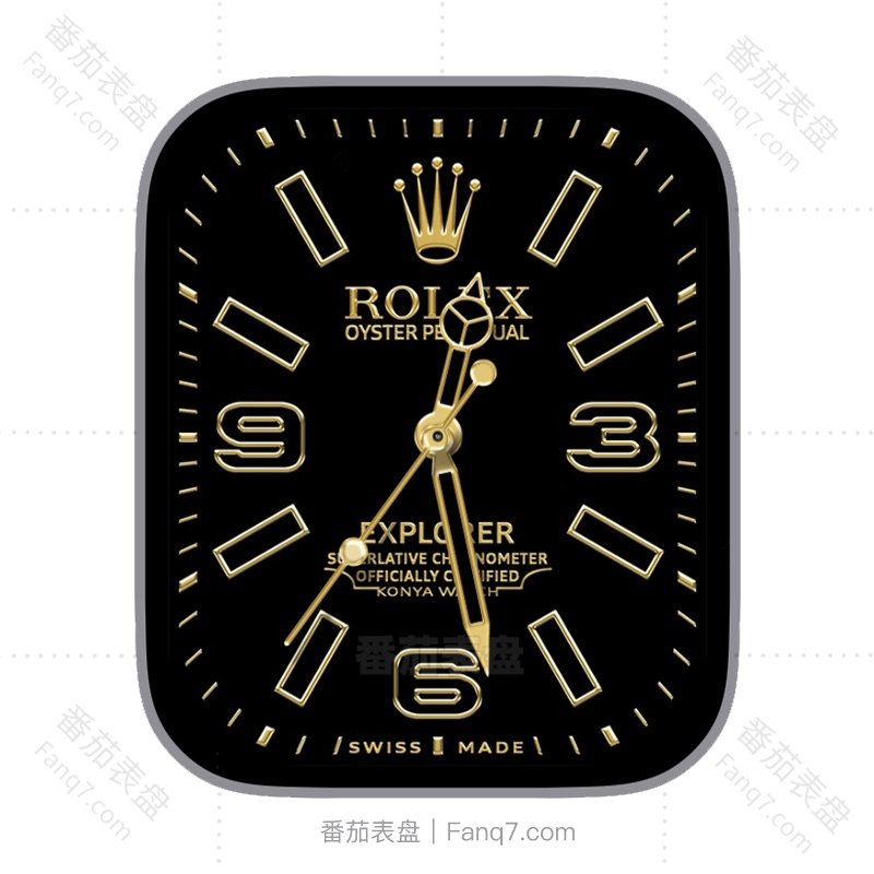 ROLEX劳力士探险家型黑金动态刻度指针ultra表盘.clock&clcok2