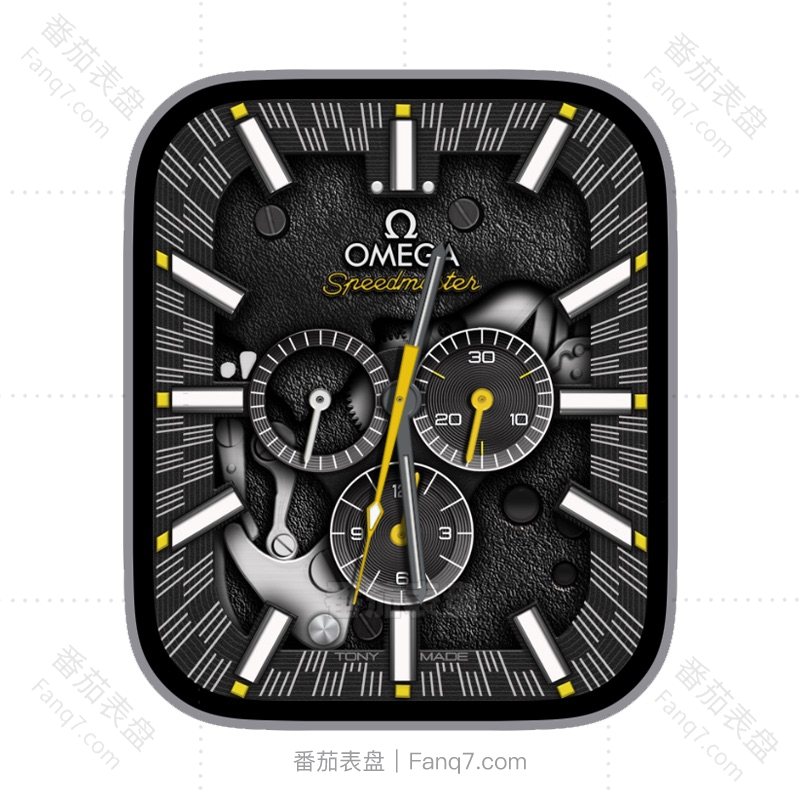 OMEGA欧米茄机械工业铆钉风硬核刻度指针三盘表盘.clock&clcok2