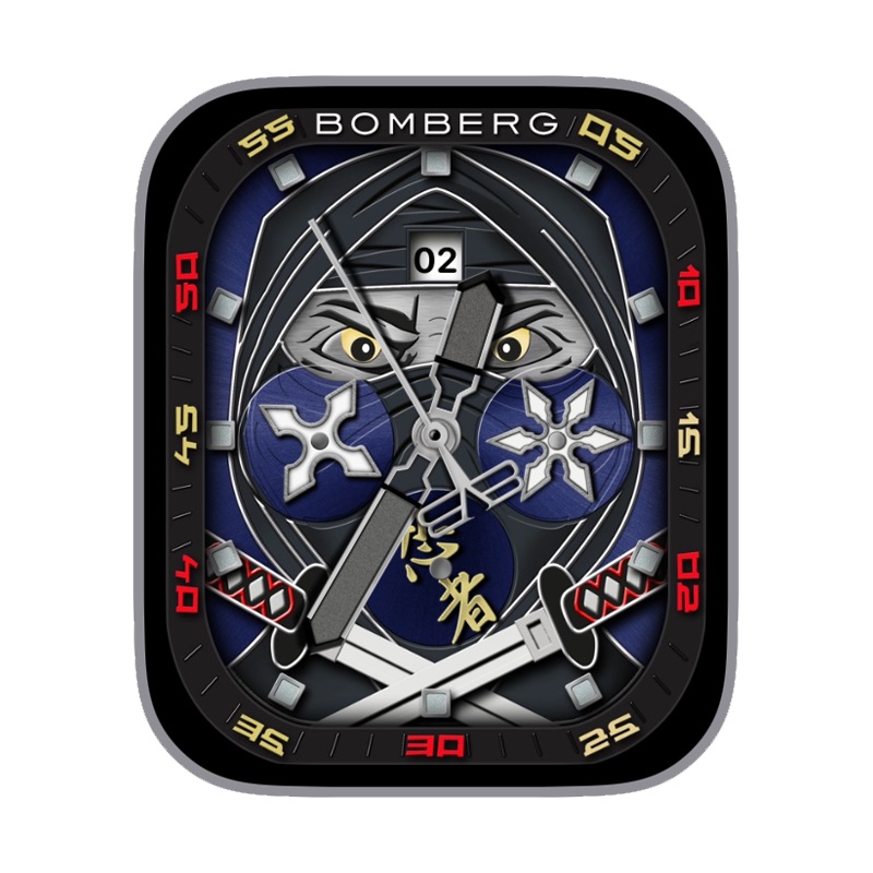 BOMBERG忍者飞刀武士刀动态刻度指针ultra表盘.clock&clcok2