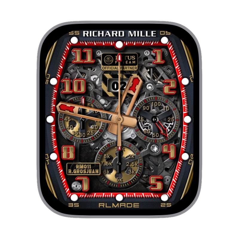 RICHARD MILLE理查德米勒RM011复古机械齿轮风电量步数多功能刻度指针三盘ultra表盘.clock&clcok2