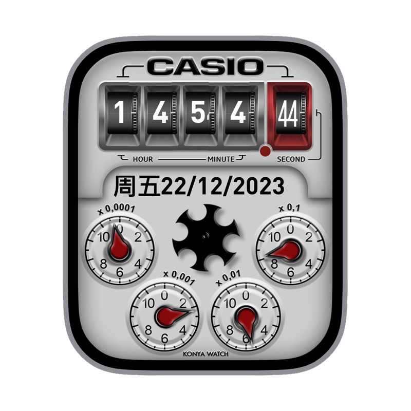 水表电表casio卡西欧表盘.clock&clcok2