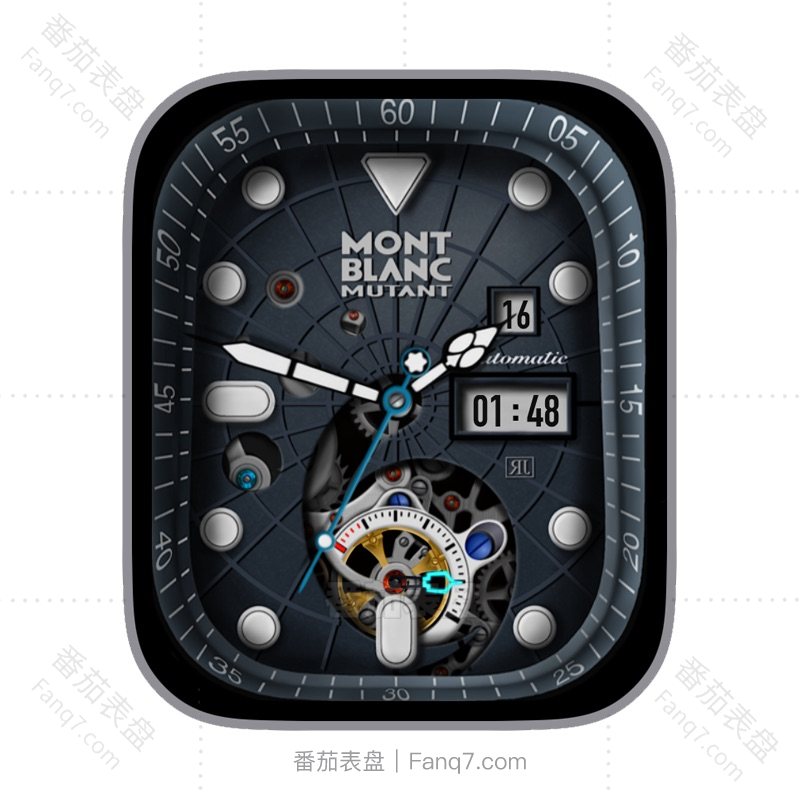 Montblanc万宝龙金属王庄齿轮日志数字时间刻度指针ultra表盘.clock&clock2