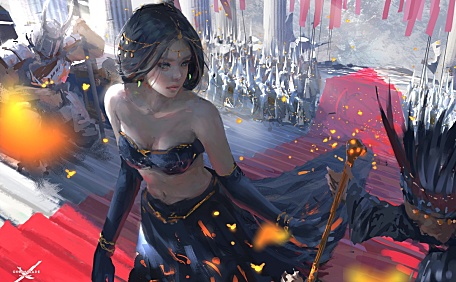 鬼刀漫画女王陛下走上圣殿壁纸