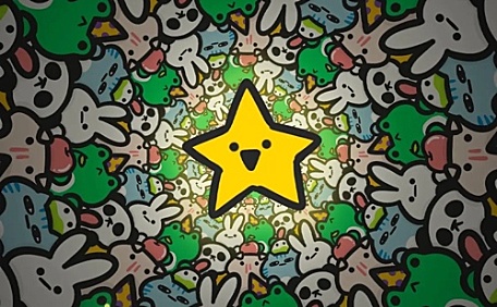 hangfook插画兔子星星壁纸