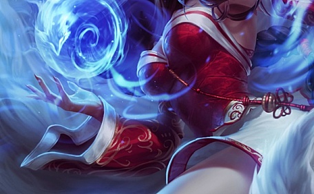 英雄联盟游戏九尾妖狐插画壁纸