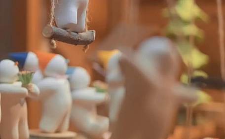 街头的摆件店铺壁纸