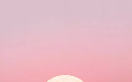 抽象概念行驶在沙滩月亮粉色天空壁纸