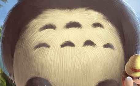 宫崎骏电影龙猫漫画日系治愈系列壁纸