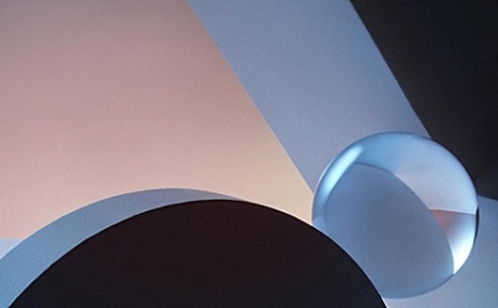 极简几何圆柱圆球壁纸