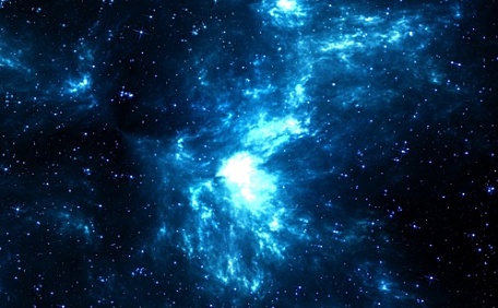 浩瀚星空蓝色天际壁纸