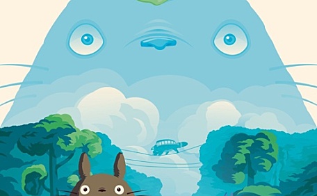 宫崎骏龙猫插画治愈系壁纸