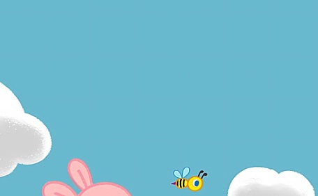 可爱小猪插画壁纸