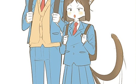 可爱卡通插画小奶狗少年 壁纸