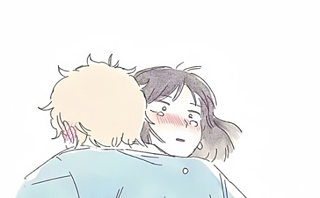 可爱插画日漫拥抱壁纸