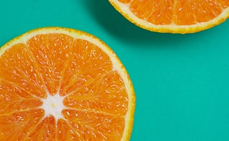 橙子ins风极简壁纸