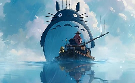 宫崎骏电影龙猫可爱卡通动漫壁纸