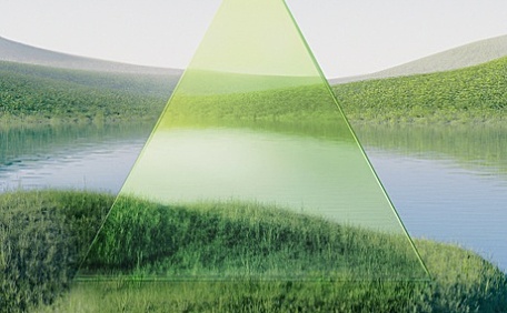 湖景里的小岛壁纸