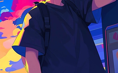 日漫阳光少年插画壁纸