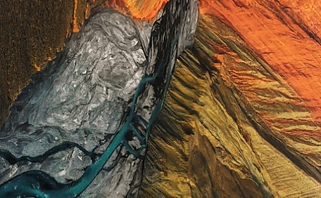 丹霞地貌山景壁纸