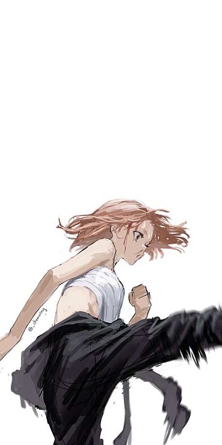 漫画少女跆拳道动漫壁纸