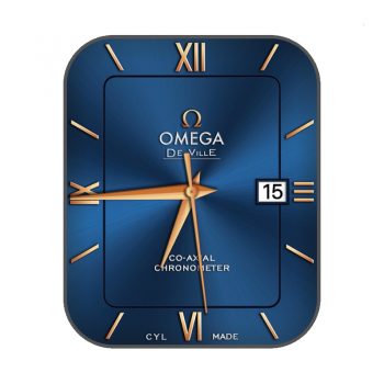 欧米茄OMEGA典雅蓝金简约大气高端表盘.clock