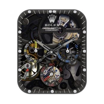 ROLEX劳力士酷黑机械静态三色指针复杂表盘.clock