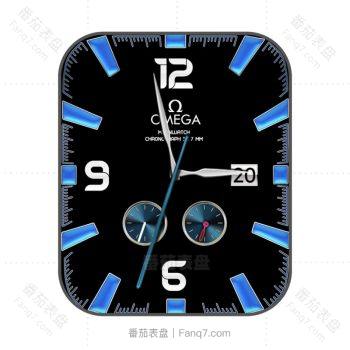 欧米加OMEGA蓝宝石酷黑表盘