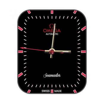 欧米茄OMEGA酷黑红宝石简约高端表盘.clock