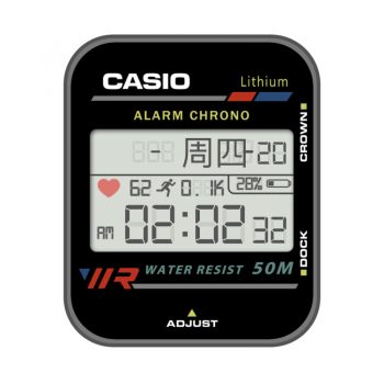 卡西欧CASIO经典系列简约风职场日常怀旧酷诺基亚风格.clock