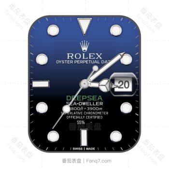劳力士ROLEX探险家型深潜型116660都市必备宝石蓝渐变简约时尚职场.clock