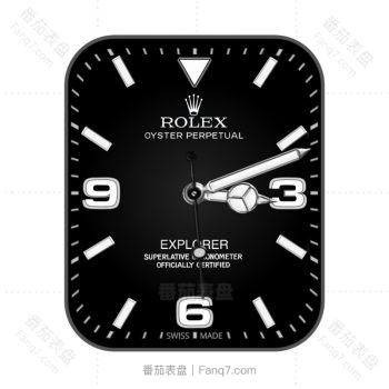 劳力士ROLEX探险家型空中霸王型个性黑色表盘简约时尚职场.clock