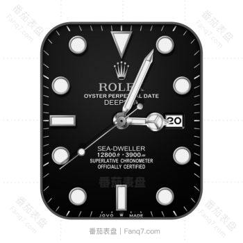 劳力士ROLEX探险家型深潜型116660黑色表盘.clock
