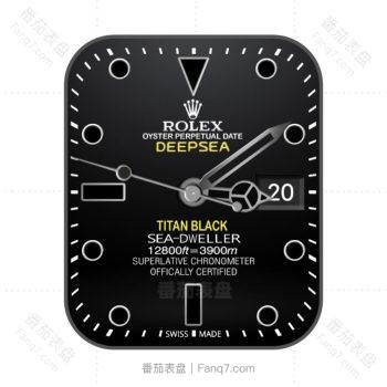 劳力士ROLEX探险家型深潜型116660都市必备炫酷黑白表盘.clock