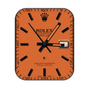 劳力士ROLEX蚝式恒动日志型126334橙色黑指针表盘.clock